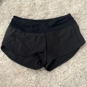 Lululemon Speed Up LR shorts.